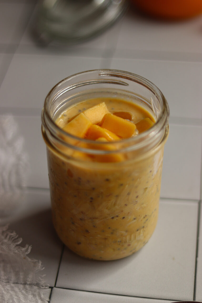 nocna dyniowa owsianka w 3 minuty