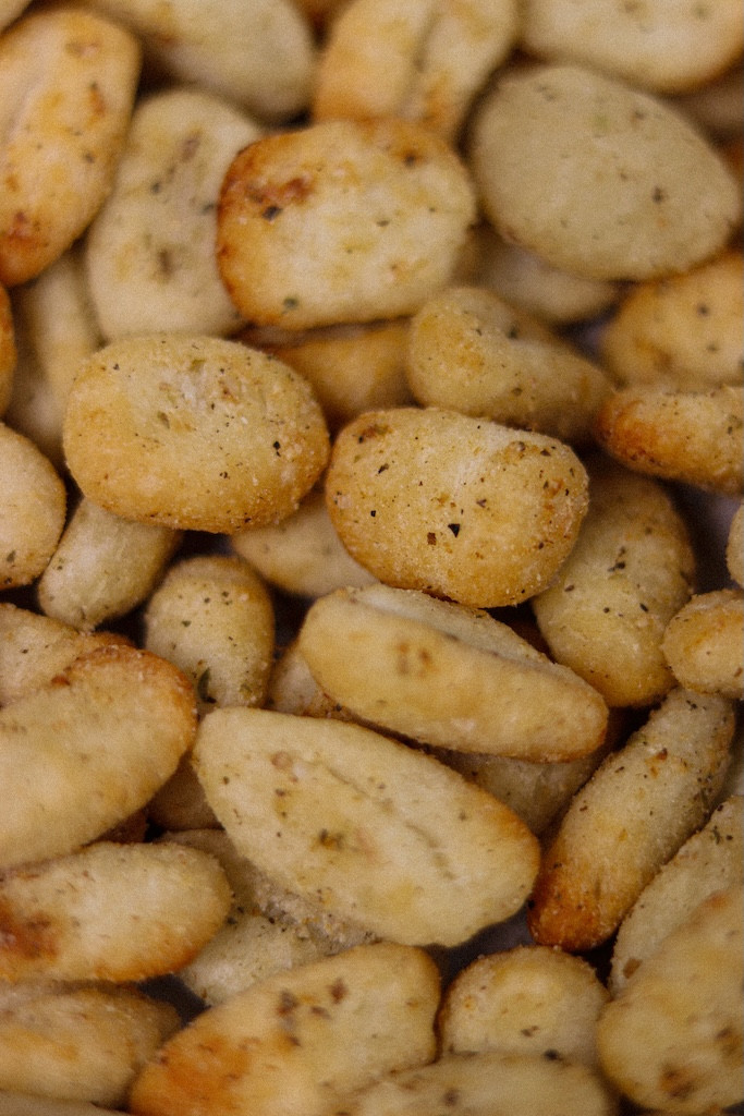 Chrupiące, serowo czosnkowe gnocchi z air fryera